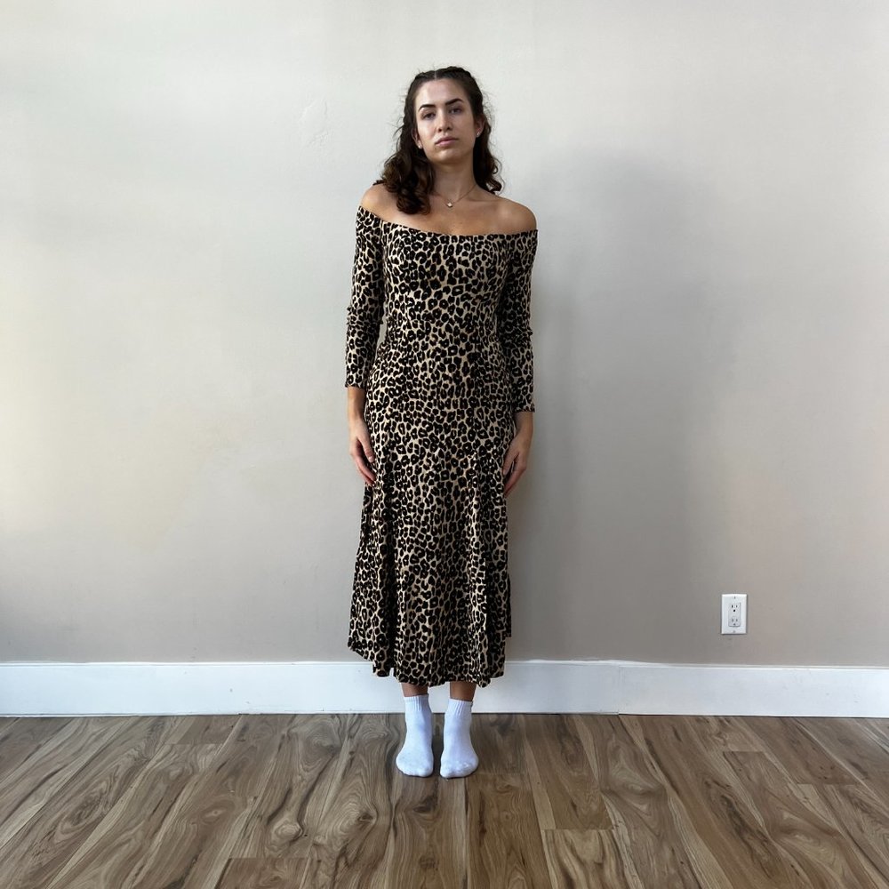 reformation ballari dress in leo